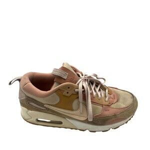 Nike Air Max 90 Futura DM9922-100 Womens 7 Sneaker Brown Sanddrift Running Shoes